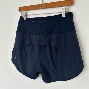 lululemon high rise speed up shorts